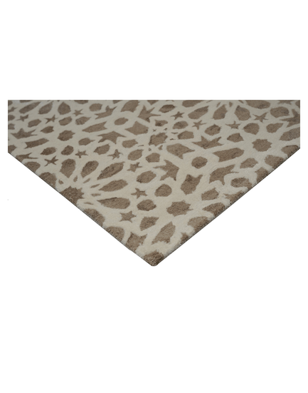 A R A B E S Q U E luxury modern rug by Cherom - intricate lattice design with earth tones.