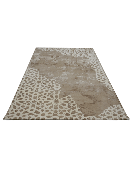 A R A B E S Q U E luxury modern rug by Cherom, a stunning contemporary rug with intricate latticework design.