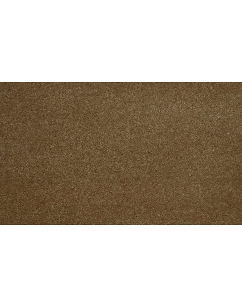 I C O N - C A R A M E L luxury handmade rug by Cherom in rich brown New Zealand wool.