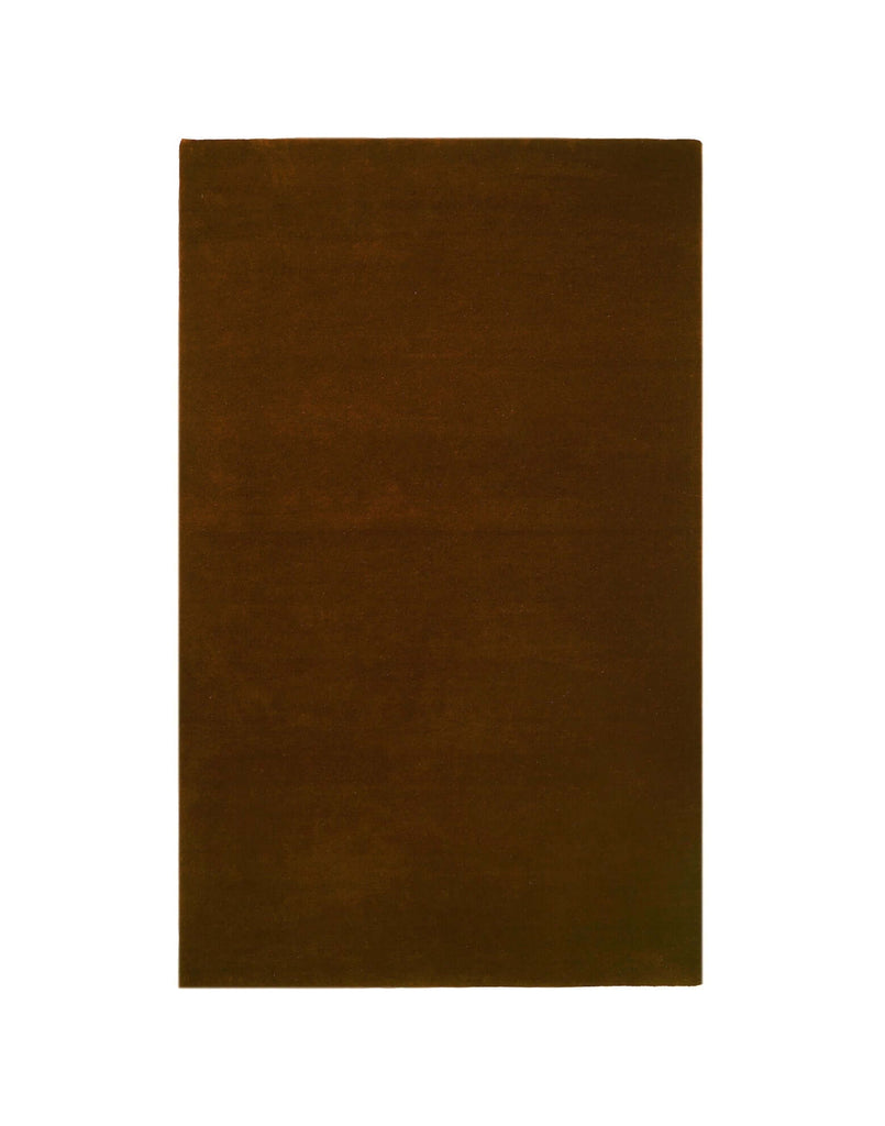 I C O N - A M B E R rug made from 100% New Zealand wool, featuring dense tufting and hand-serged edges.