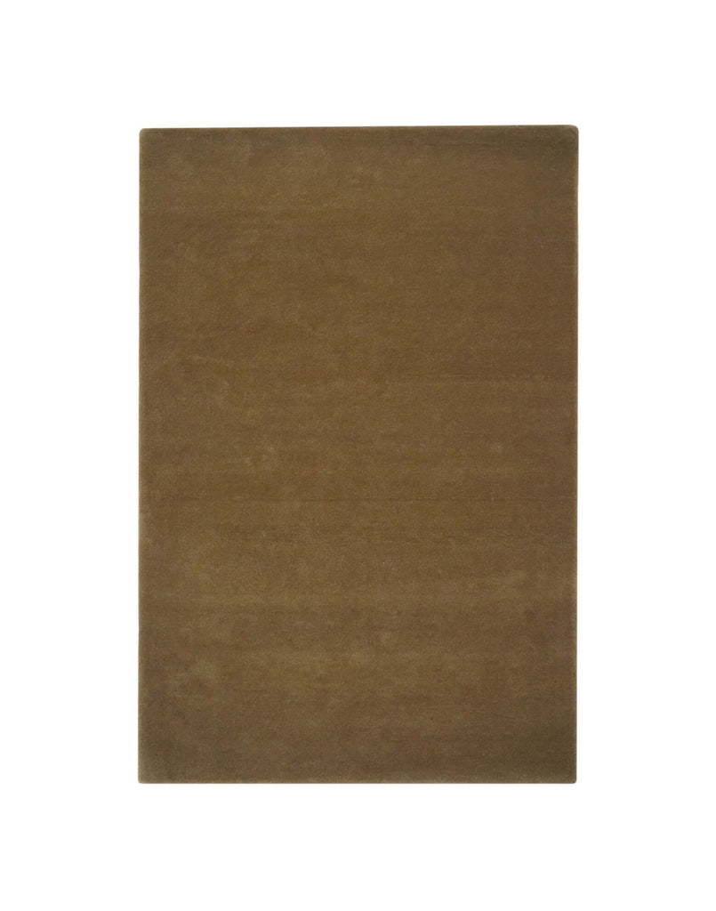 I C O N - C A R A M E L luxury handmade rug by Cherom in New Zealand wool, modern contemporary design.