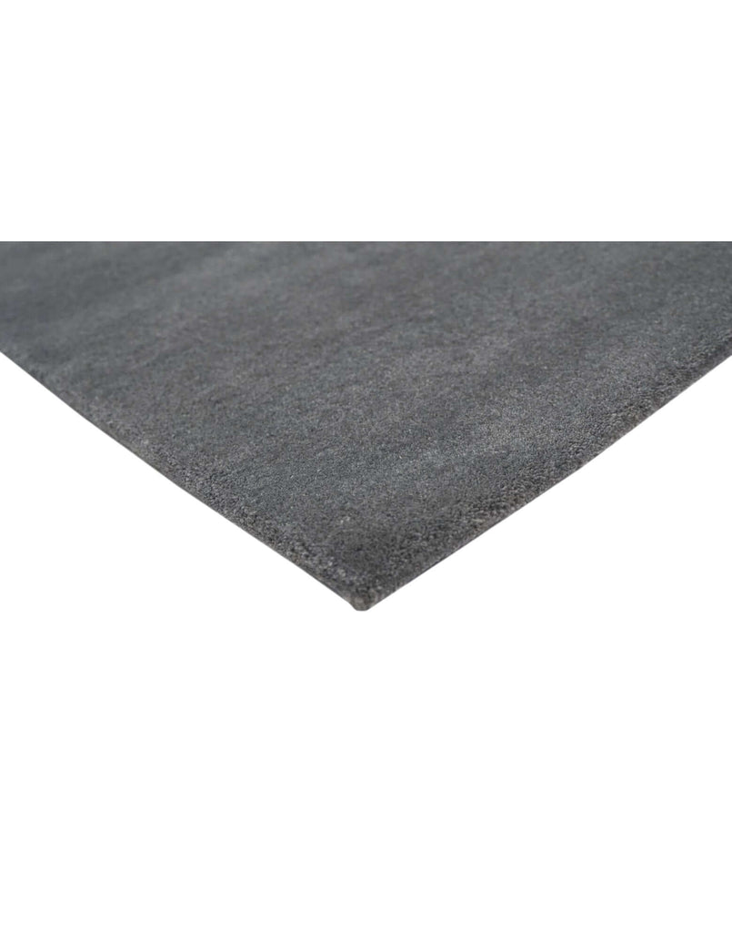 I C O N - DK. G R E Y luxury handmade rug by Cherom, modern New Zealand wool design.