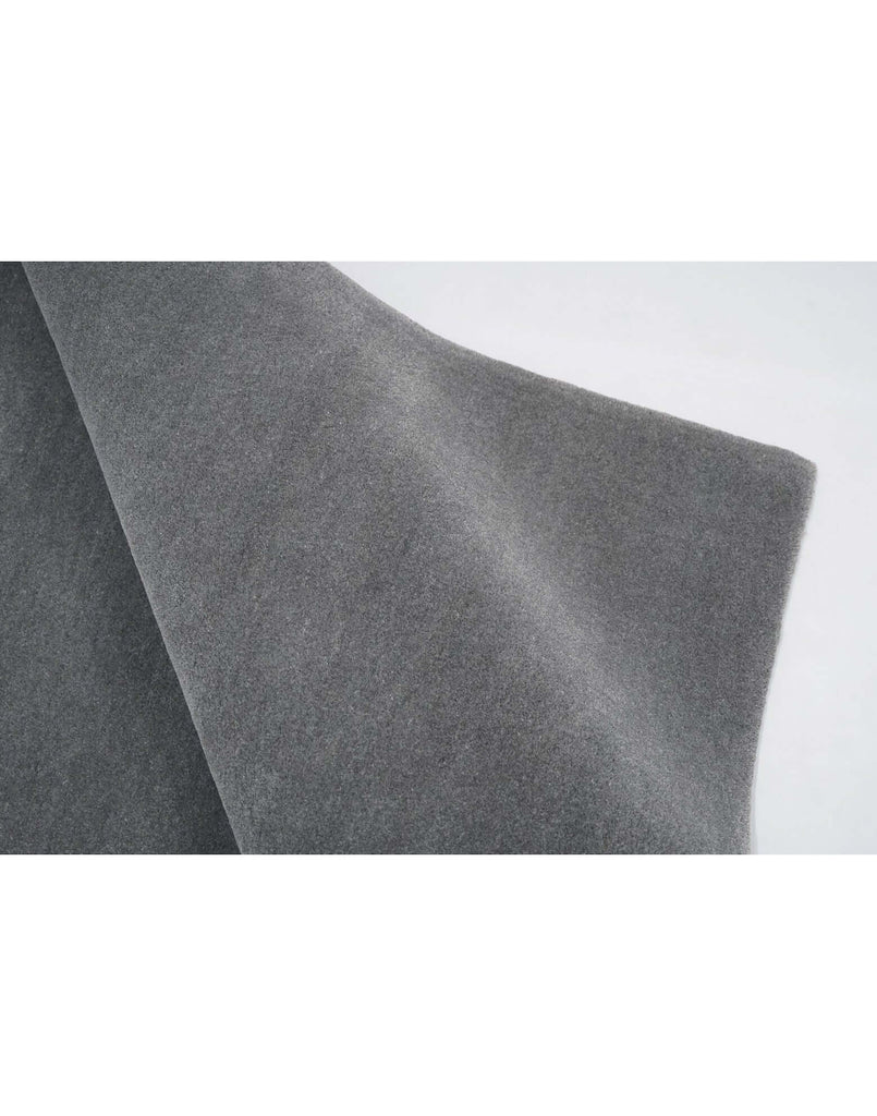 I C O N - DK. G R E Y luxury handmade rug by Cherom in premium New Zealand wool.