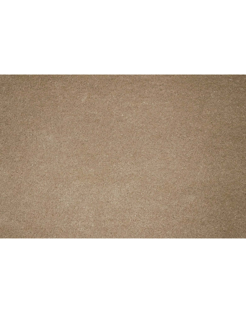 I C O N - L A T T E rug made from 100% New Zealand wool, showcasing a soft beige color and high-density tufted craftsmanship.