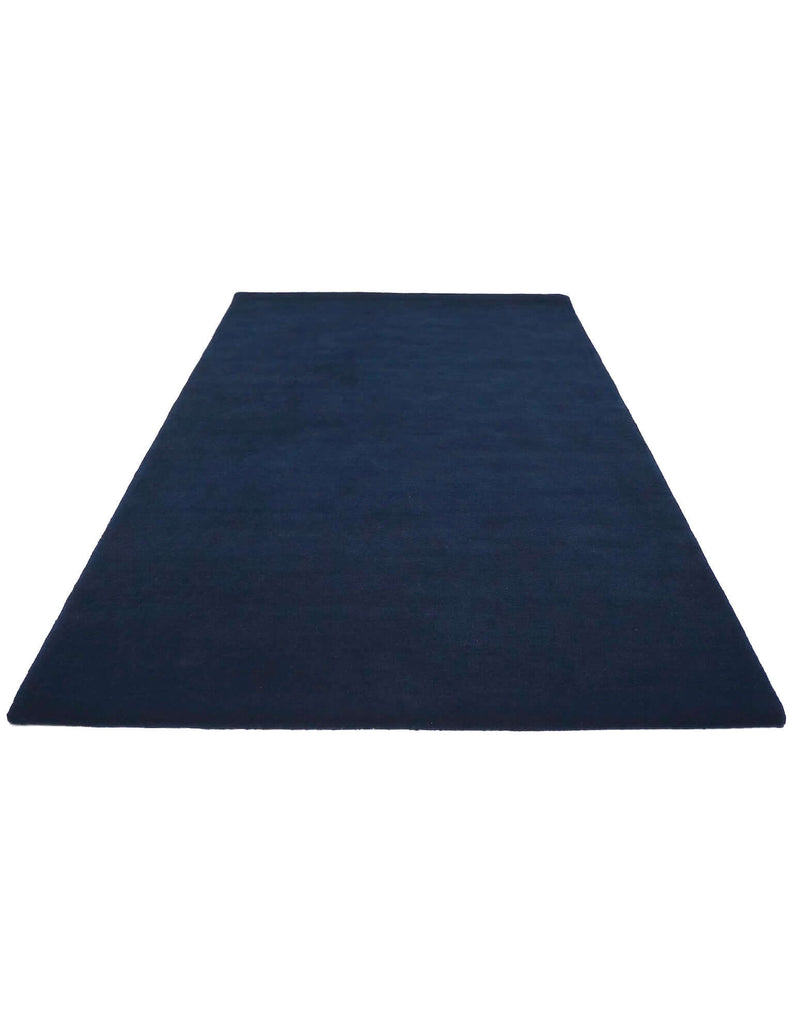 I C O N - N A V Y luxury handmade rug by Cherom, New Zealand wool, modern design.