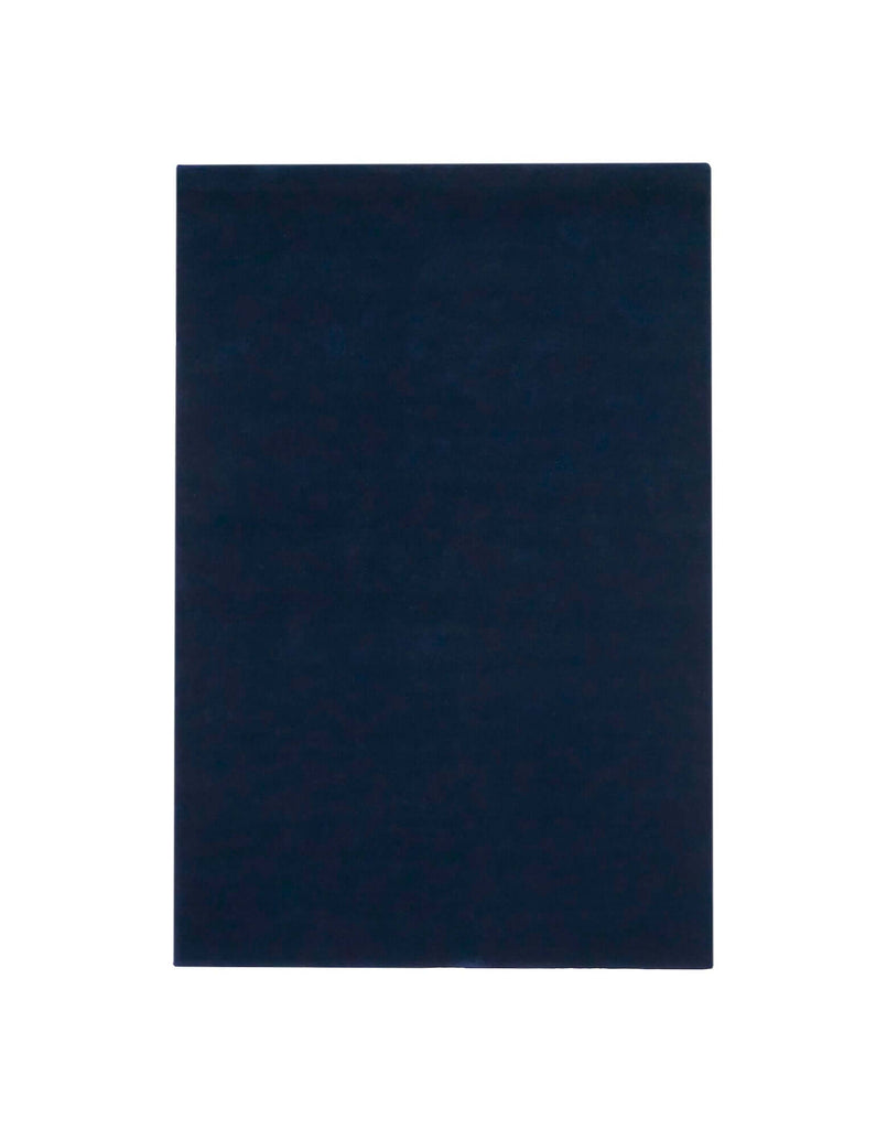 I C O N - N A V Y luxury handmade rug by Cherom made from New Zealand wool.