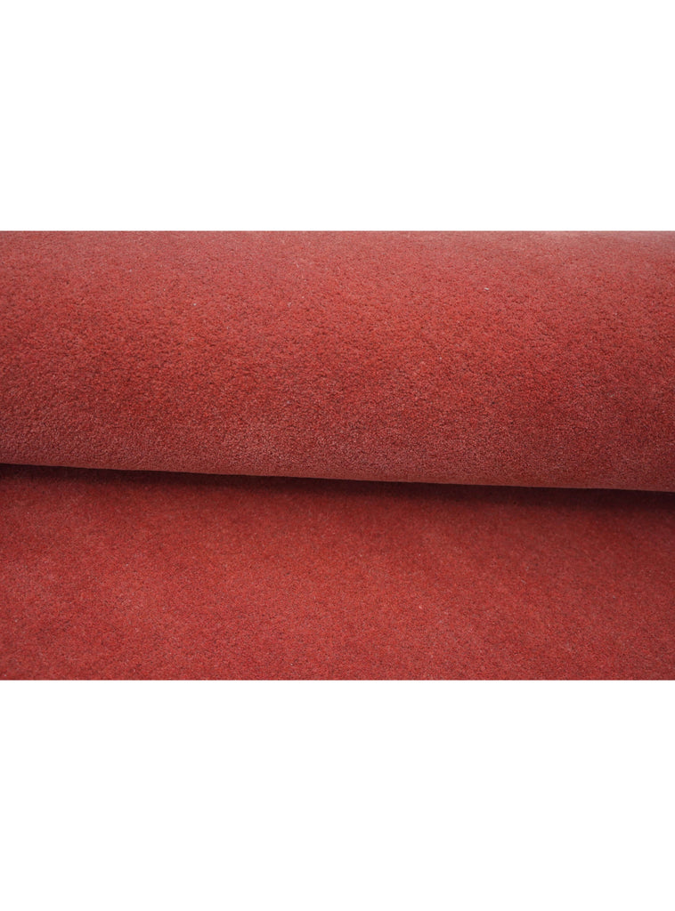 I C O N - R U F O U S luxury modern rug by Cherom in rich red shade.