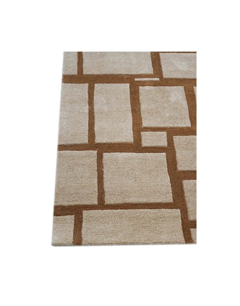 S T O N E W O R K luxury modern rug by Cherom, a contemporary rug featuring structured masonry patterns.
